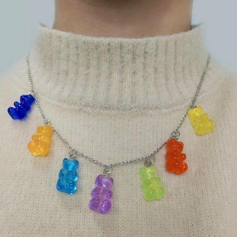 Accessories * | Lola + The Boys Gummybear Necklace New Arrivals