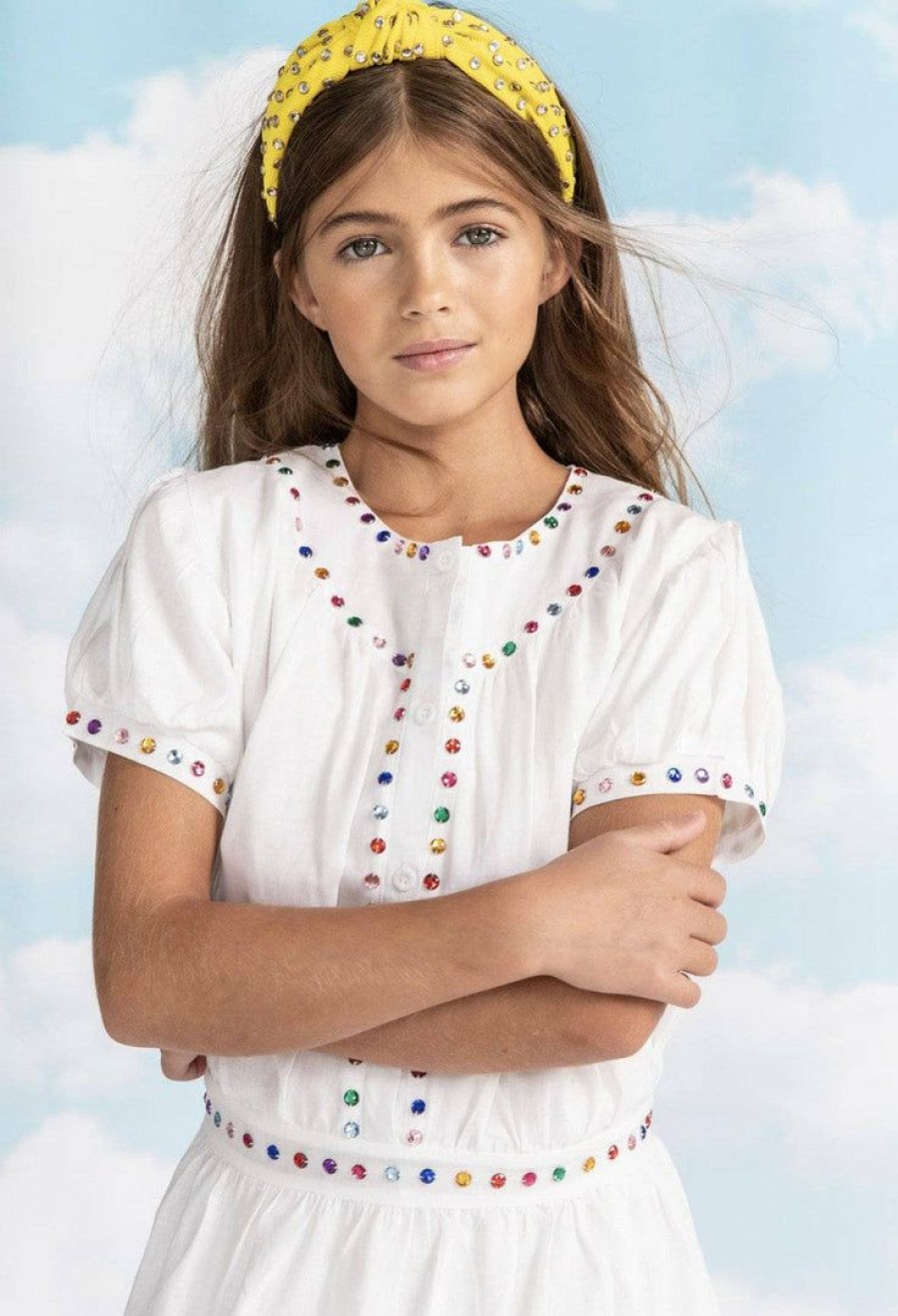 Girls * | Lola + The Boys Rainbow Jewel Sundress New Arrivals