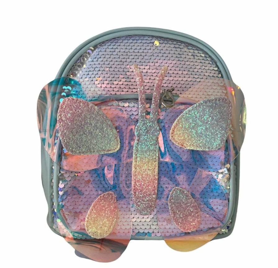 Accessories * | Lola + The Boys Mini Pastel Shimmer Backpack