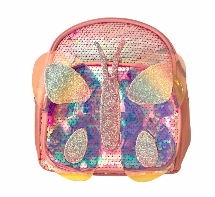 Accessories * | Lola + The Boys Mini Pastel Shimmer Backpack