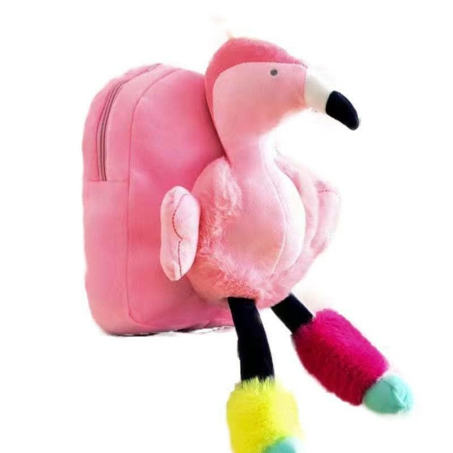 Accessories * | Lola + The Boys Girls Flamingo Fun Backpack