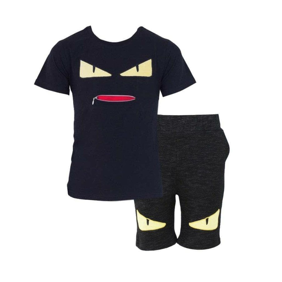 Boys * | Lola + The Boys Monster Under The Bed Short Set