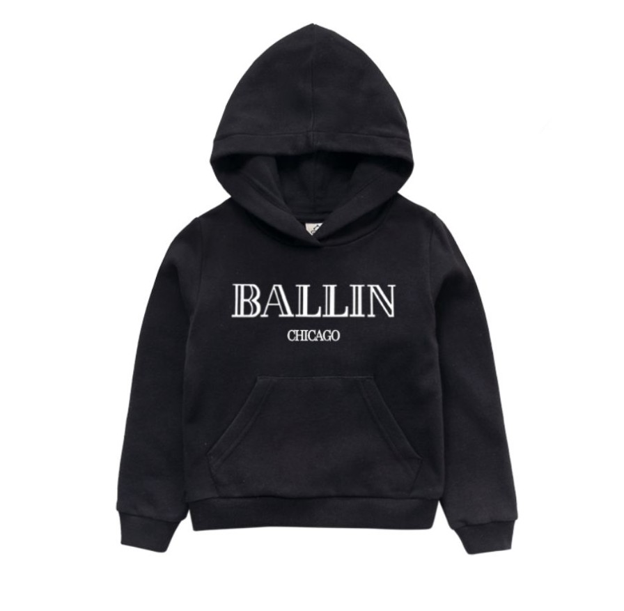 Girls * | Lola + The Boys Girls Ballin Chicago Hoodie