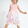 Girls * | Lola & The Boys Butterfly Paillette Dress