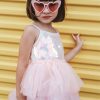 Girls * | Lola + The Boys Paillette Ombre Tutu Dress