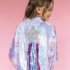 Girls * | Lola + The Boys Shooting Star Sequin Bomber Girls