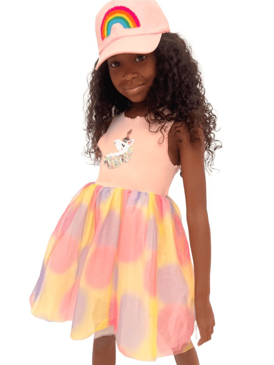 Girls * | Lola And The Boys Girls Sparkle Ombre Unicorn Tutu