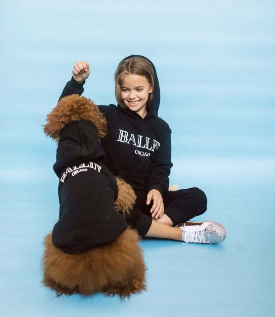 Lola + The Pups * | Lola + The Boys Lola + The Pups Ballin Paris Puppy Hoodie