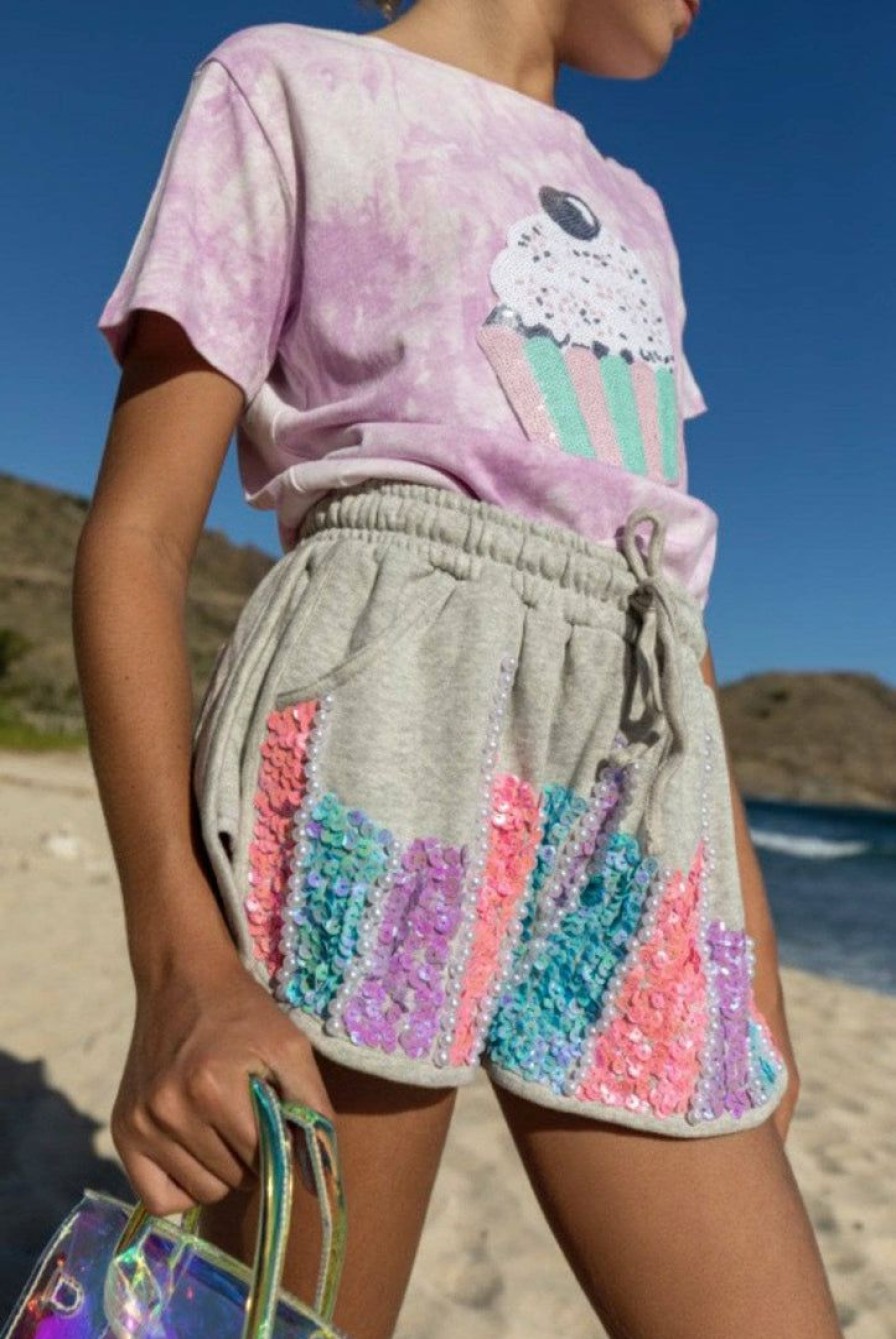 Girls * | Lola + The Boys Cupcake Tie Dye Tee