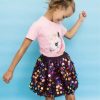 Girls * | Lola + The Boys Midnight Pailette Skirt