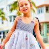 Girls * | Lola & The Boys Sweet Candy Lovers Patch Dress New Arrivals