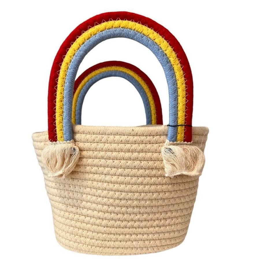 Accessories * | Lola + The Boys Rainbow Picnic Purse