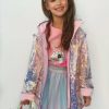 Girls * | Lola + The Boys Paillette Magic Rain Jacket