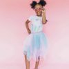 Girls * | Lola + The Boys Cotton Candy Ombre Tutu Girls