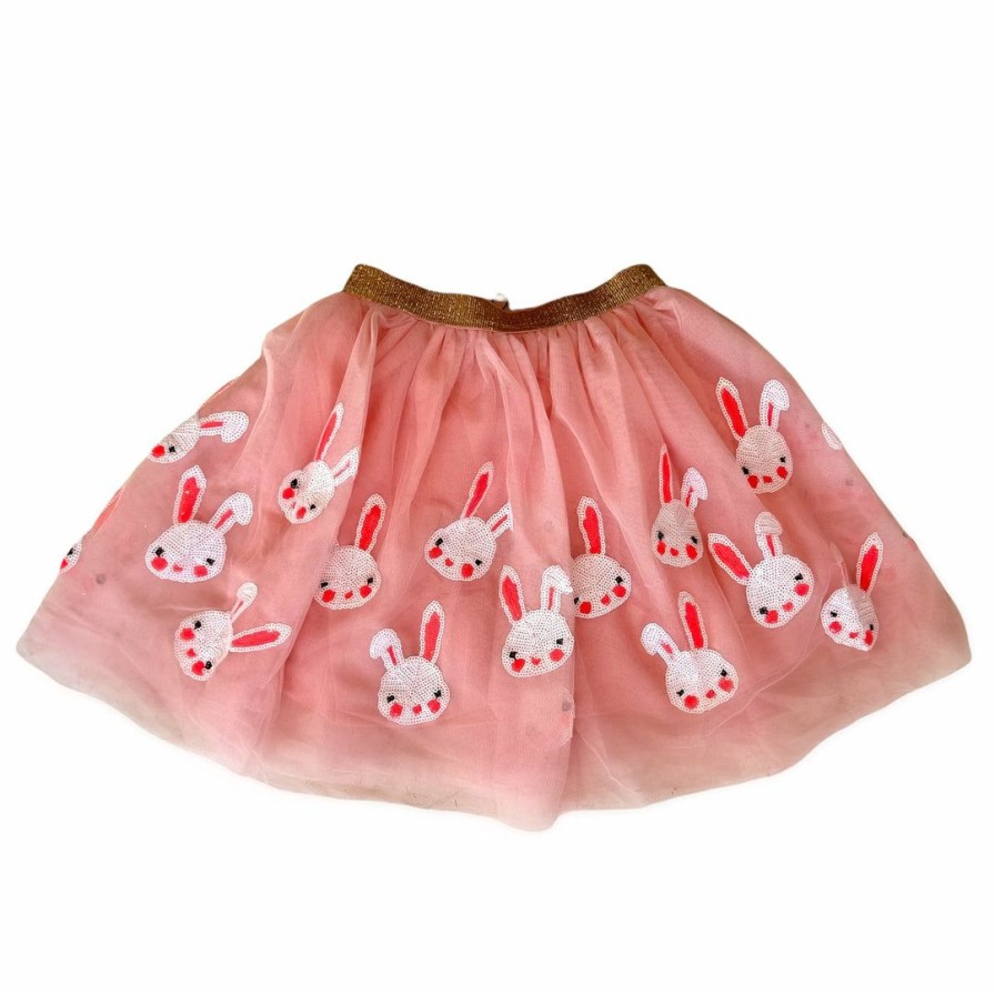 Girls * | Lola + The Boys Sequin Pink Bunny Tutu