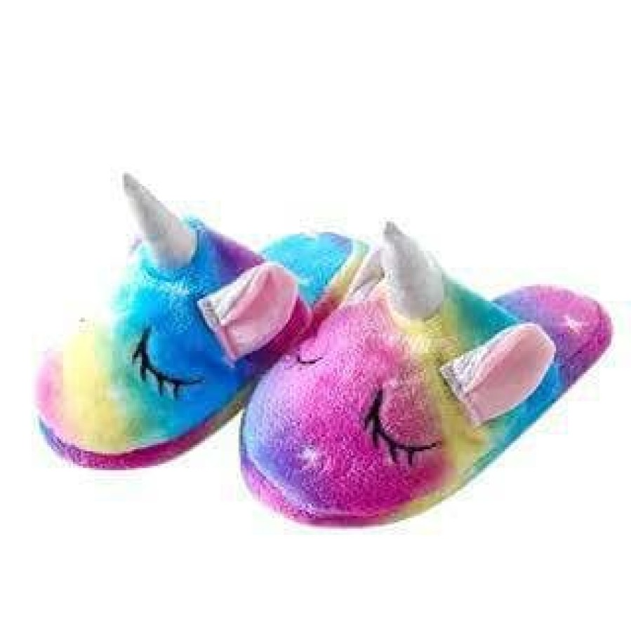 Girls * | Lola + The Boys Girls Unicorn Dreamer Slippers