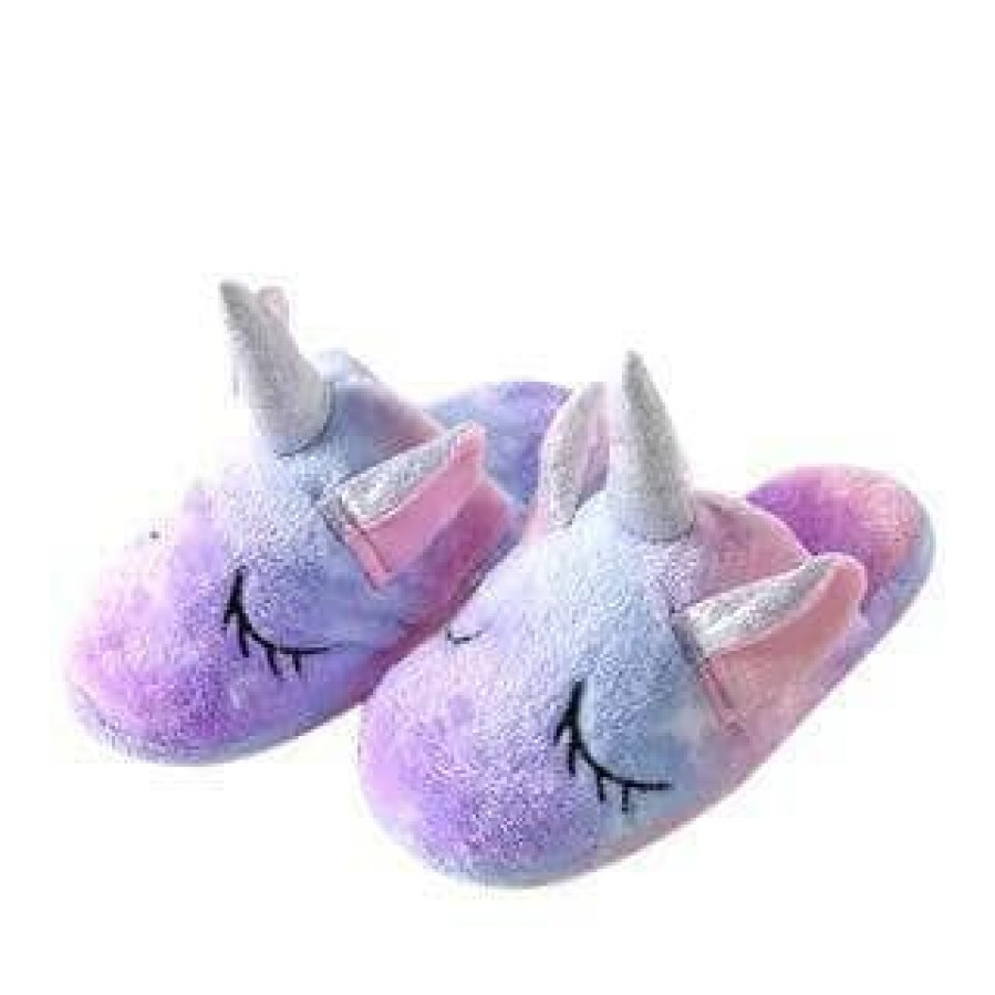 Girls * | Lola + The Boys Girls Unicorn Dreamer Slippers