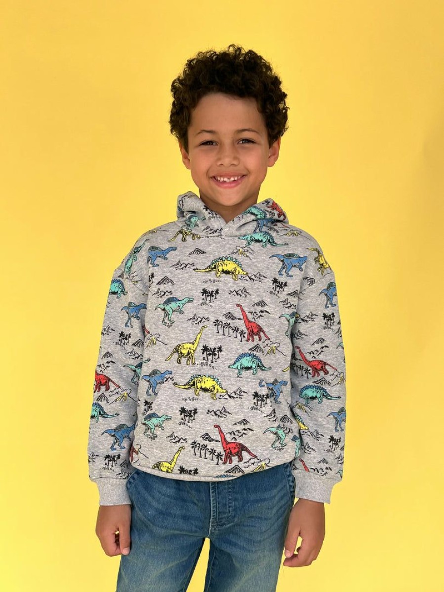 Boys * | Lola + The Boys New Arrivals Dino World Sweatshirt