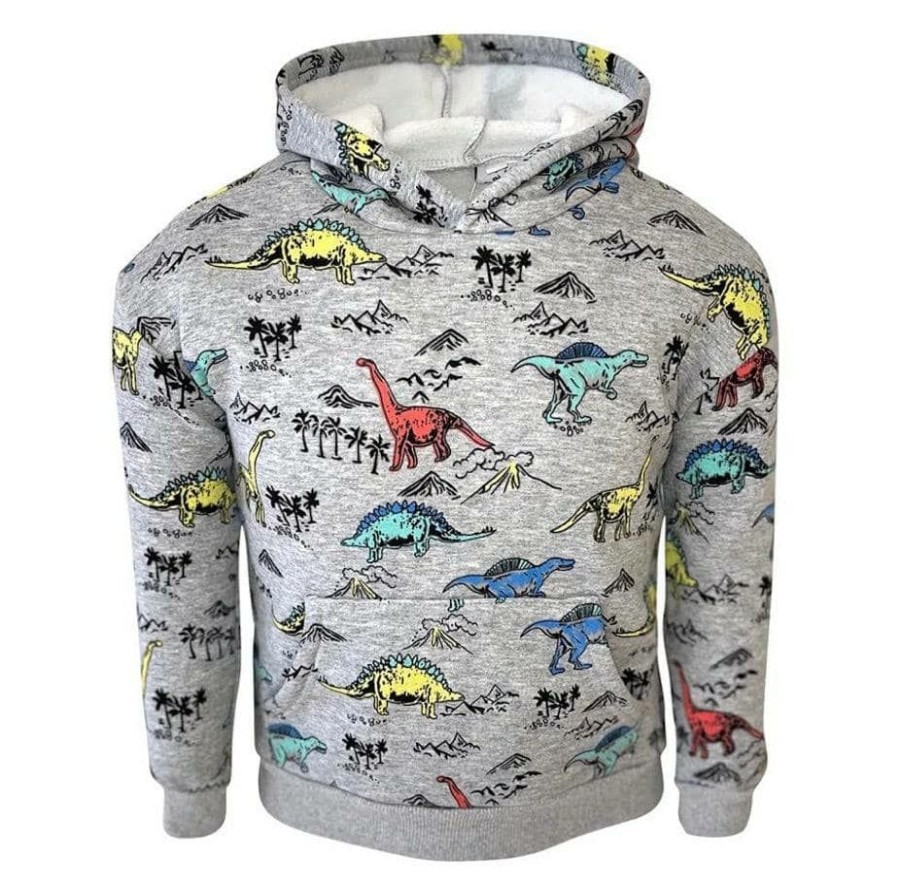 Boys * | Lola + The Boys New Arrivals Dino World Sweatshirt