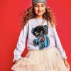 Girls * | Lola + The Boys Stitch A Bear Sweatshirt New Arrivals