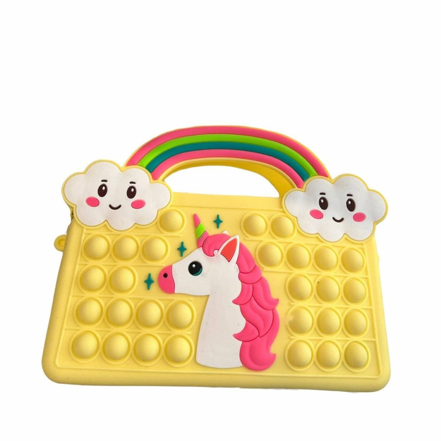 Accessories * | Lola + The Boys Over The Rainbow Unicorn Fidget Crossbody New Arrivals