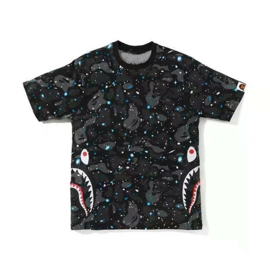 Boys * | Lola + The Boys Space Shark Camo Tee