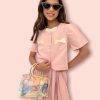 Girls * | Lola + The Boys Linen Summer Suit