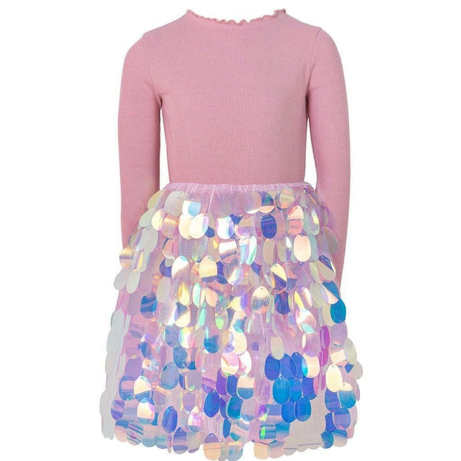 Girls * | Lola + The Boys Girls Paillette Magic Dream Dress