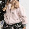 Girls * | Lola + The Boys Pink Ice Princess Crystal Bomber