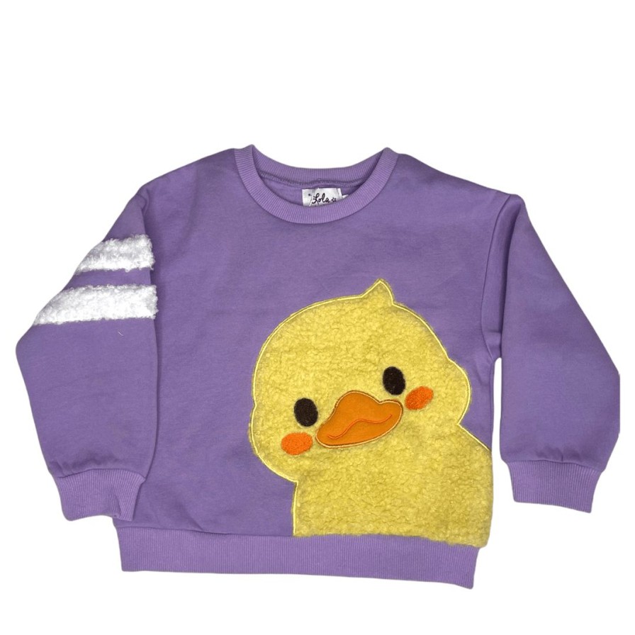 Girls * | Lola + The Boys Little Chick Sweatshirt Girls