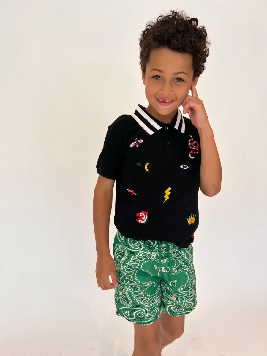 Boys * | Lola + The Boys Bandana Print Swim Short