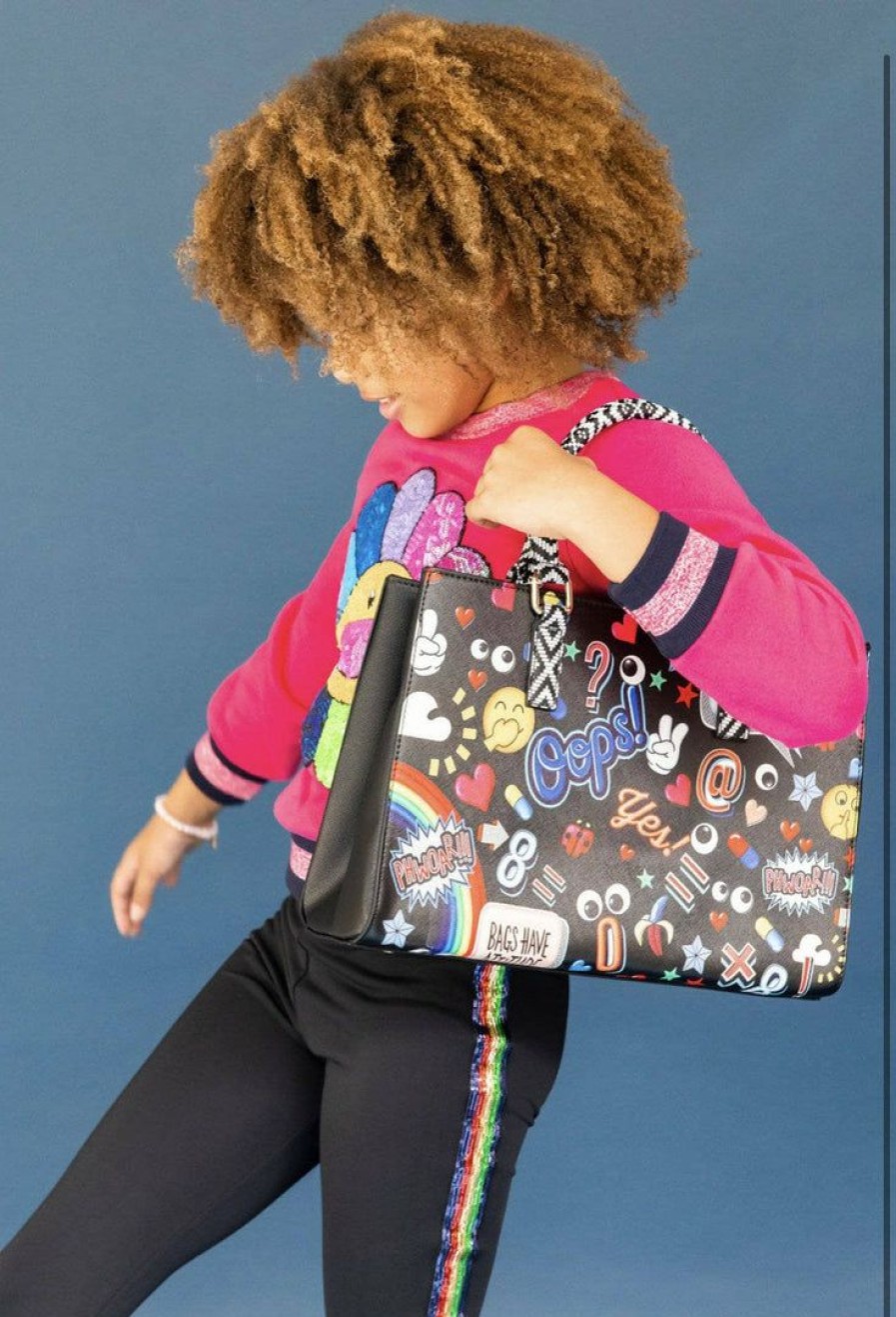 Accessories * | Lola + The Boys Sticker Doodle Bag Handbags