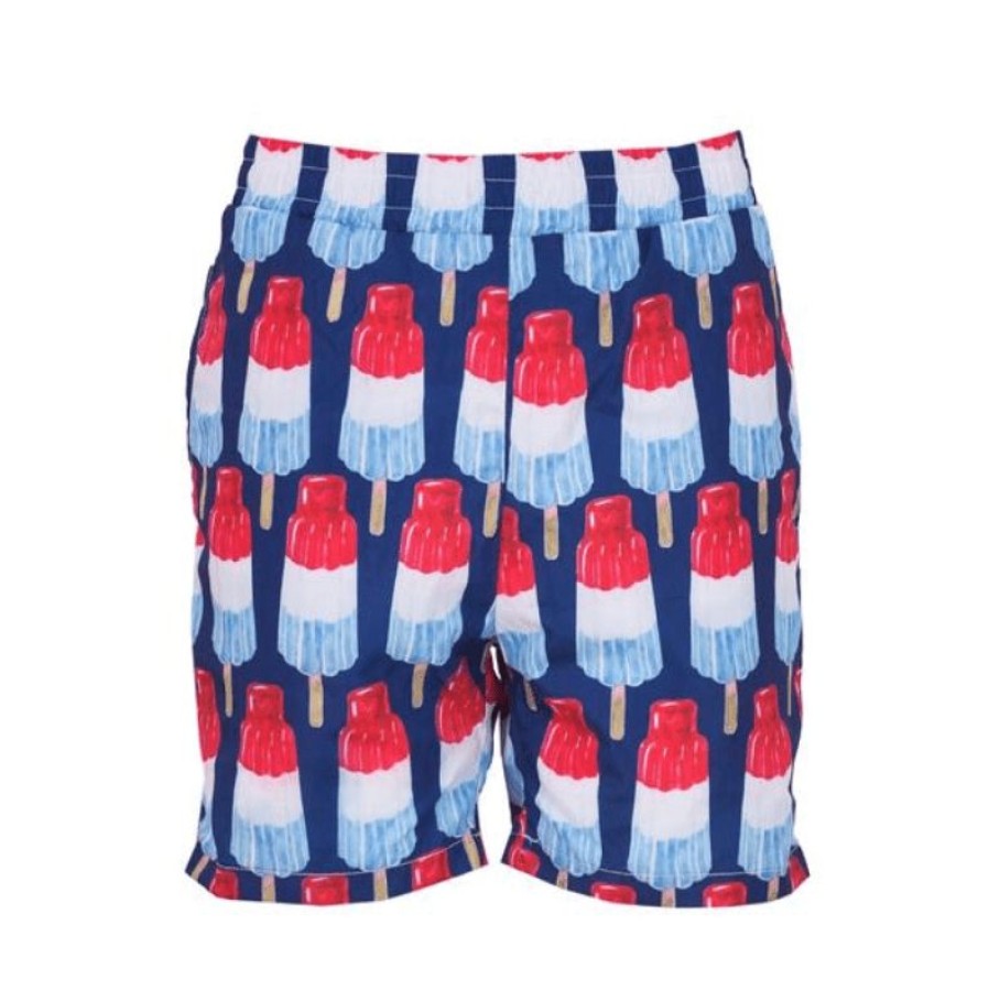 Boys * | Lola + The Boys Bomb Pop Swim Shorts