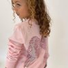 Girls * | Lola + The Boys Girls Sweet Angel Wing Sweatshirt