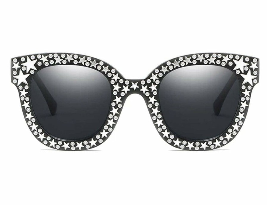 Accessories * | Lola + The Boys Star Crystal Sunglasses