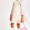 Girls * | Lola + The Boys Girls Rainbow Shimmer Tulle Dress