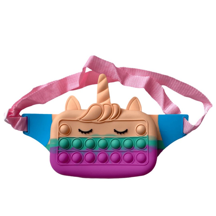 Accessories * | Lola + The Boys Unicorn Fidget Fanny Pack