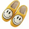 Girls * | Lola + The Boys New Arrivals Smiley Slippers Yellow