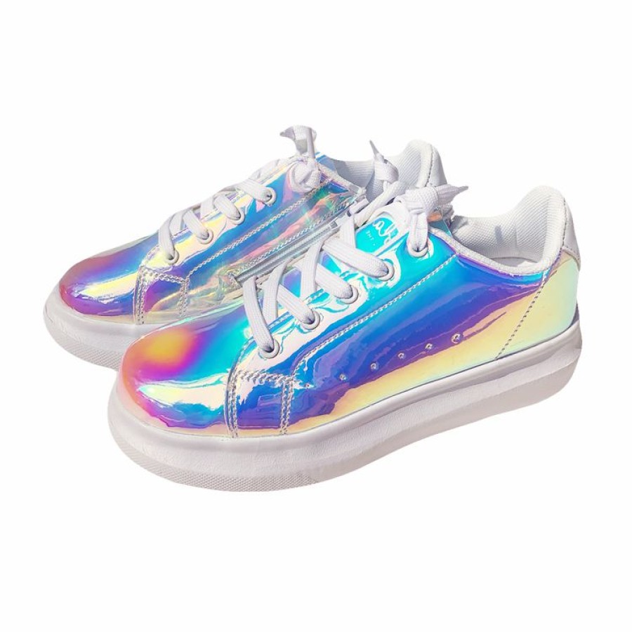 Girls * | Lola + The Boys Hologram Magic Sneaker