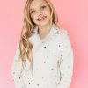 Girls * | Lola + The Boys Gem Vegan Moto Jacket Girls