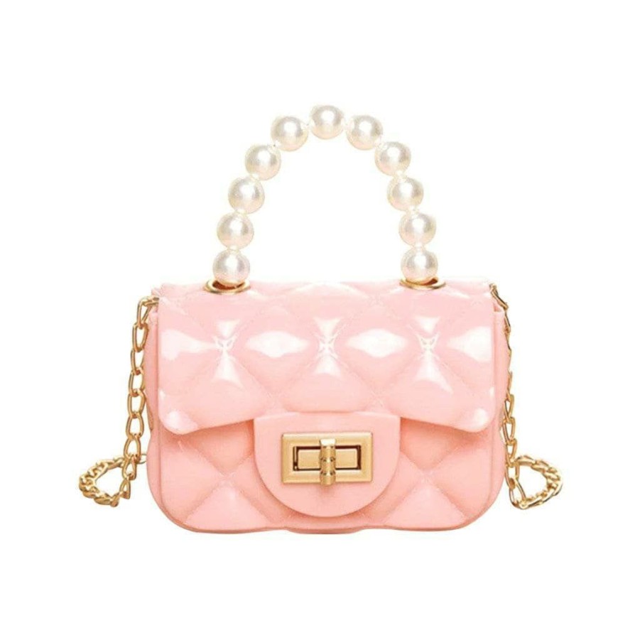 Accessories * | Lola + The Boys Girls Mini Coco Pearl Purse