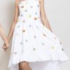 Girls * | Lola + The Boys Rainbow Butterfly High Low Dress New Arrivals