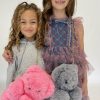 Accessories * | Lola + The Boys Fuzzy Bear Purse New Arrivals