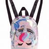 Accessories * | Lola + The Boys Girls Holographic Mini Unicorn Backpack