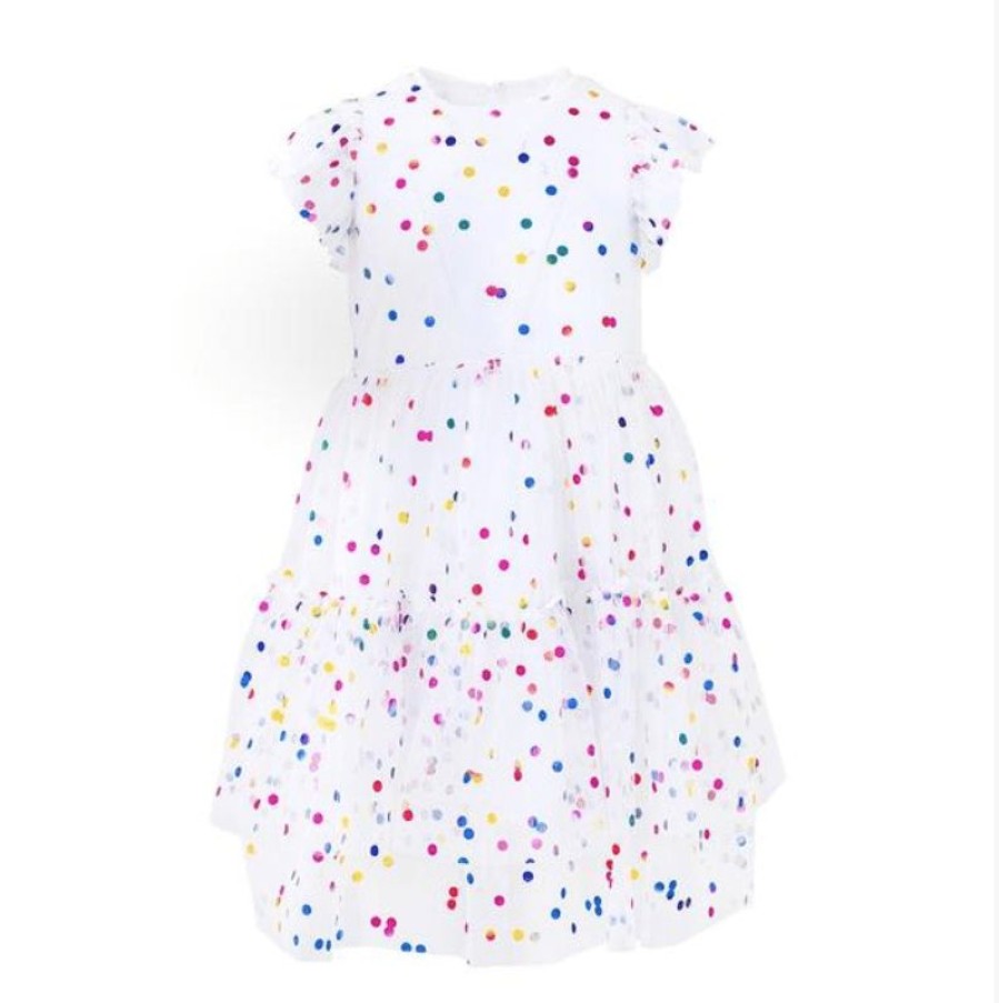 Girls * | Lola + The Boys Girls Funfetti Dress