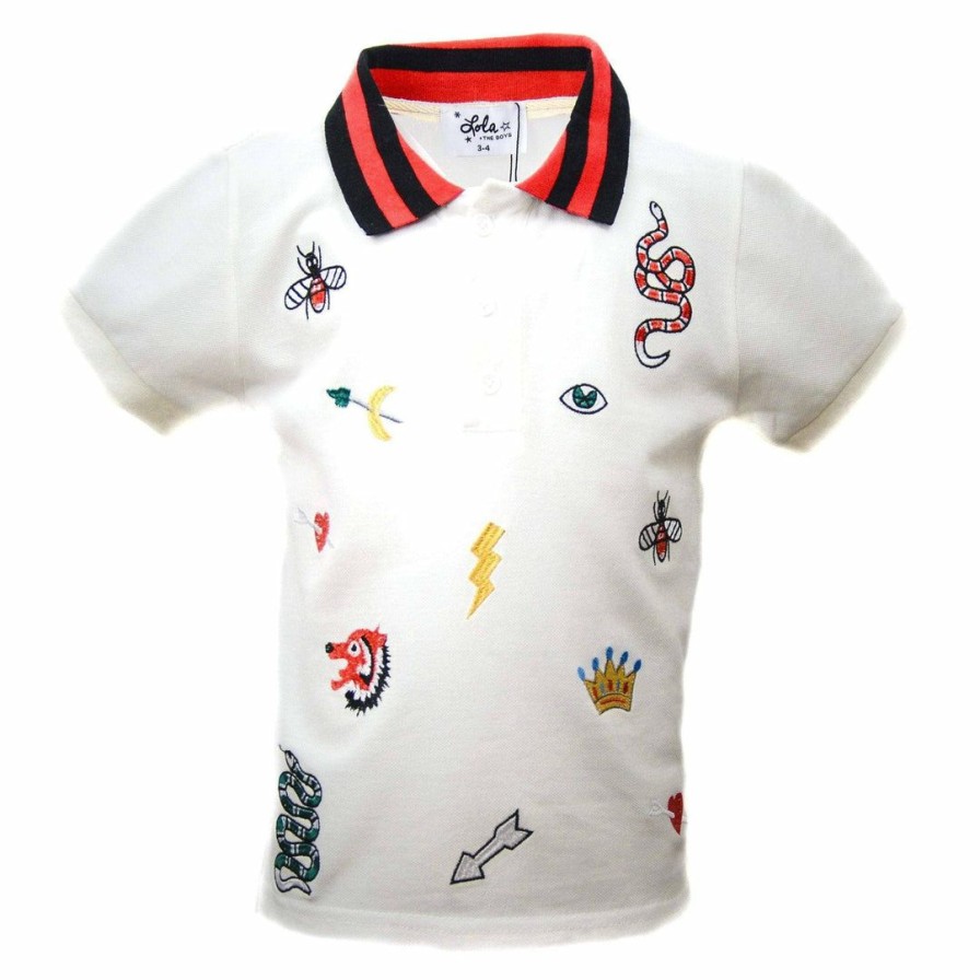 Boys * | Lola & The Boys Boys Doodle Polo