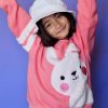 Girls * | Lola & The Boys Blushing Bunny Sweatshirt