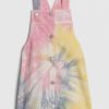 Girls * | Lola + The Boys Tie Dye Denim Jump Dress