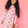 Girls * | Lola & The Boys New Arrivals Sweetheart Sweater Dress