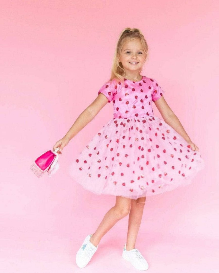 Girls * | Lola + The Boys Sweetheart Dress